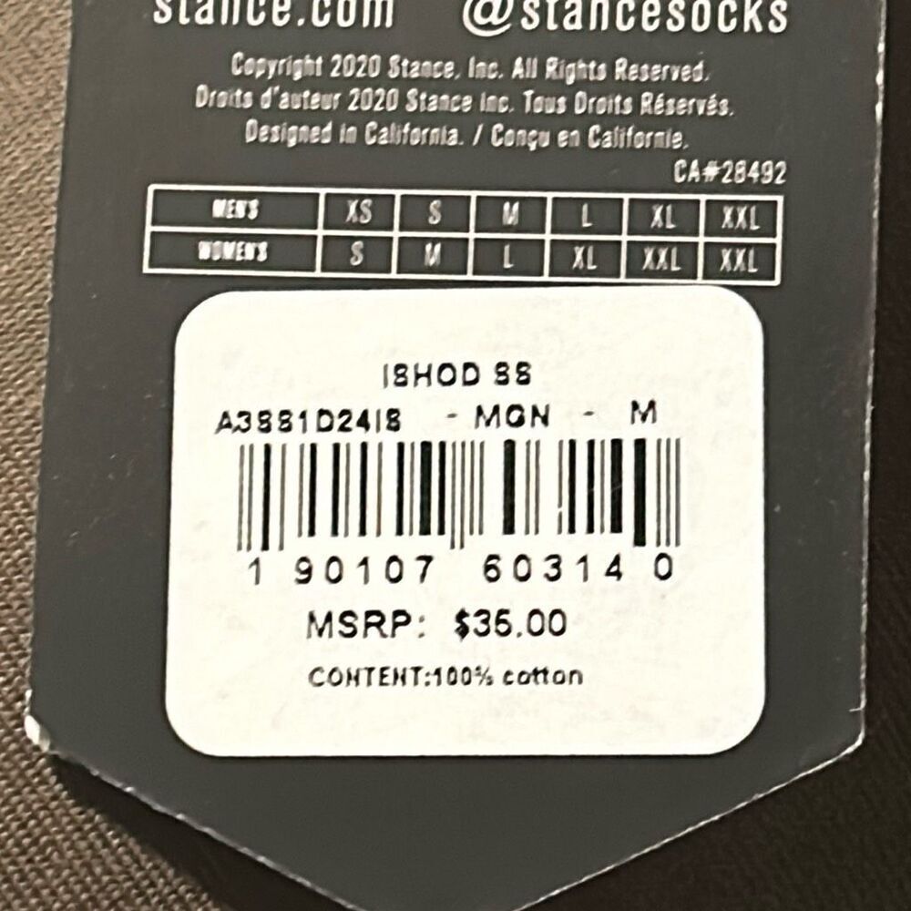Stance Men's M Crewneck Tee Shirt Ishod Wear Heeler Dog Graphic Olive Green New - Picture 6 of 10